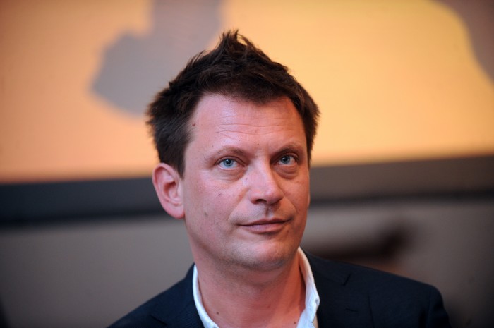 Zagreb, 27.05.2015 - Konferencija za medije povodom povratka ekipe filma Zvizdan sa 68. Filmskog festivala u Cannesu. Na fotografiji redatelj Dalibor Matanić.
foto HINA/ Daniel KASAP / dk