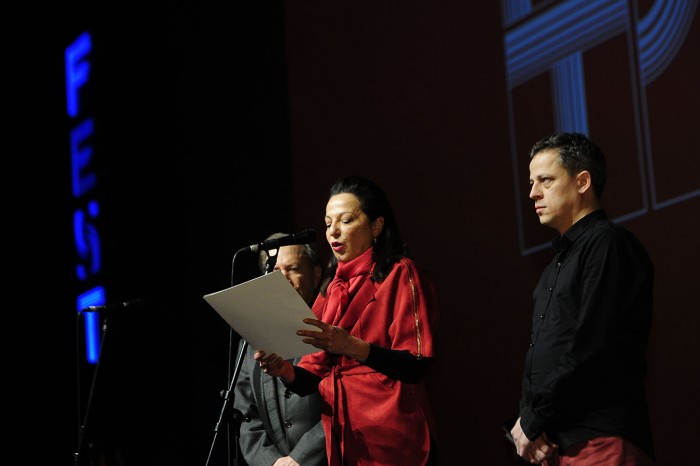 beograd 02.03.2018. dodeljene nagrade 46. festa u konkurenciji domaceg filma. pobednik ederlezi rising lazara bodroze najbolji glimac sebastijan kavaca najbolja glumica jessica stojadinovic stoya. ...