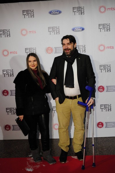 beograd 26.02.2018. ekipa filma dovlatov prolazi crvenim tepihom pres prikazivanje filma u okviru 46. fest-a. foto dusan milenkovic