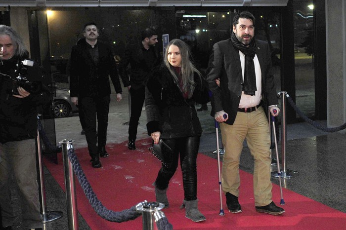 beograd 26.02.2018. ekipa filma dovlatov prolazi crvenim tepihom pres prikazivanje filma u okviru 46. fest-a. foto dusan milenkovic