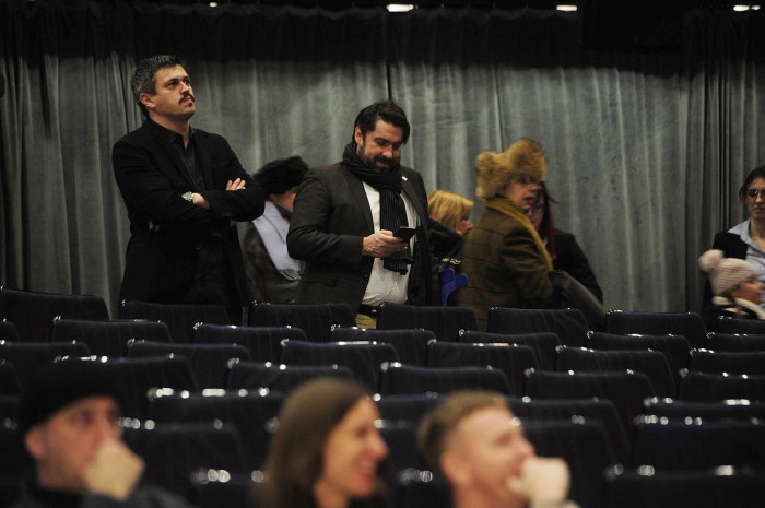 beograd 26.02.2018. ekipa filma dovlatov prolazi crvenim tepihom pres prikazivanje filma u okviru 46. fest-a. foto dusan milenkovic