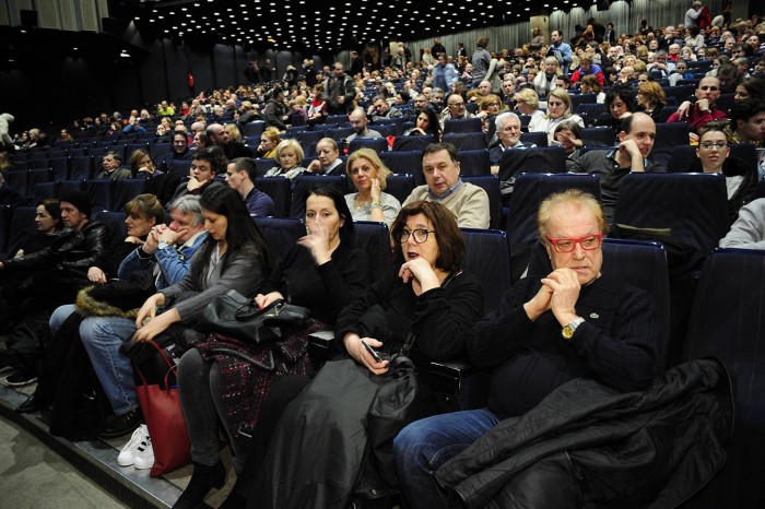 beograd 26.02.2018. ekipa filma dovlatov prolazi crvenim tepihom pres prikazivanje filma u okviru 46. fest-a. foto dusan milenkovic