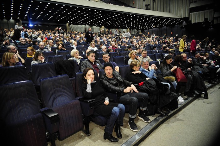 beograd 26.02.2018. ekipa filma dovlatov prolazi crvenim tepihom pres prikazivanje filma u okviru 46. fest-a. foto dusan milenkovic