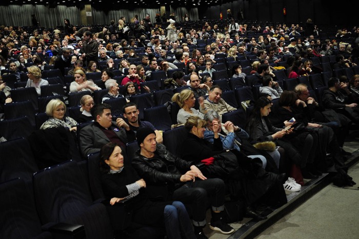 beograd 26.02.2018. ekipa filma dovlatov prolazi crvenim tepihom pres prikazivanje filma u okviru 46. fest-a. foto dusan milenkovic