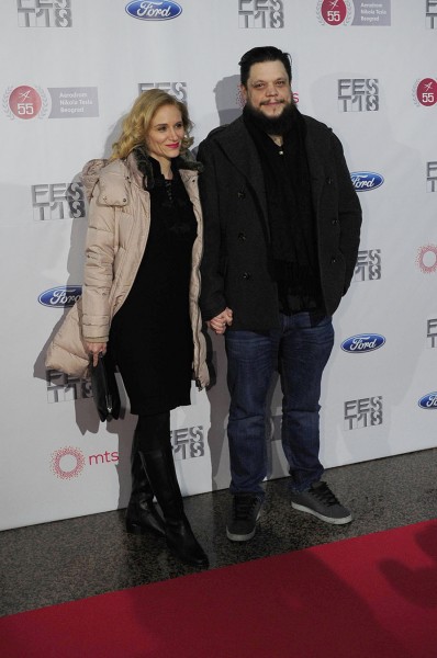 beograd 25.02.2018. FILM: EDERLEZI RISING, Stoya, glumica, Sebastian Cavazza, glumac, Lazar Bodroža, reditelj. foto dusan milenkovic