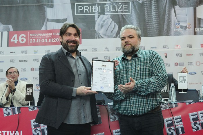 beograd 03.03.2018. na danasnjoj konferenciji za novinare dodeljene fipresci nagrade. nagrade su dobili dejan zecevic i ivan mogorovic. foto dusan milenkovic