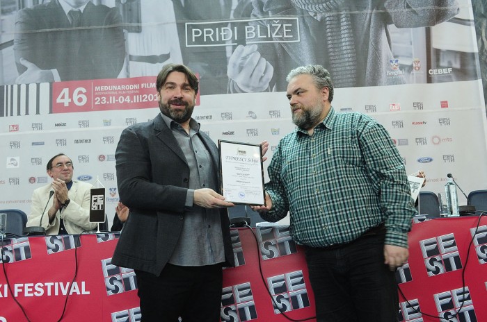 beograd 03.03.2018. na danasnjoj konferenciji za novinare dodeljene fipresci nagrade. nagrade su dobili dejan zecevic i ivan mogorovic. foto dusan milenkovic