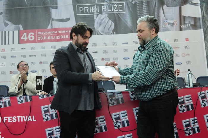 beograd 03.03.2018. na danasnjoj konferenciji za novinare dodeljene fipresci nagrade. nagrade su dobili dejan zecevic i ivan mogorovic. foto dusan milenkovic
