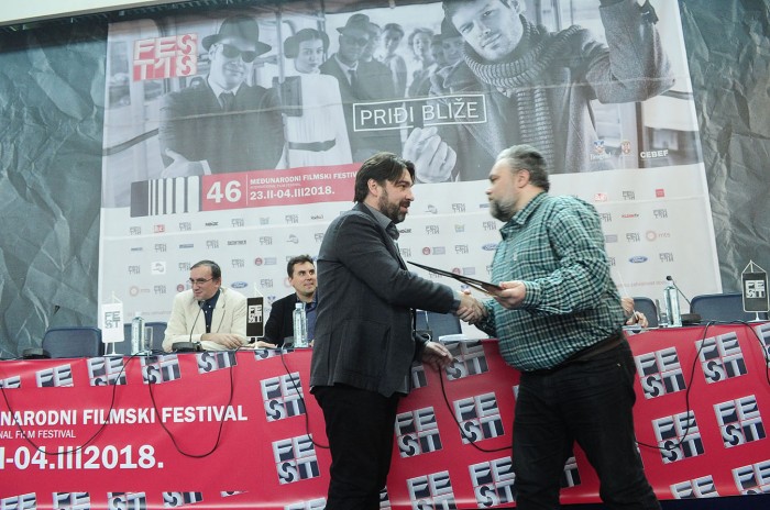 beograd 03.03.2018. na danasnjoj konferenciji za novinare dodeljene fipresci nagrade. nagrade su dobili dejan zecevic i ivan mogorovic. foto dusan milenkovic