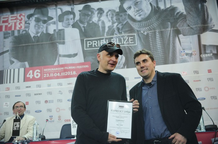 beograd 03.03.2018. na danasnjoj konferenciji za novinare dodeljene fipresci nagrade. nagrade su dobili dejan zecevic i ivan mogorovic. foto dusan milenkovic