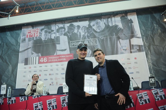 beograd 03.03.2018. na danasnjoj konferenciji za novinare dodeljene fipresci nagrade. nagrade su dobili dejan zecevic i ivan mogorovic. foto dusan milenkovic