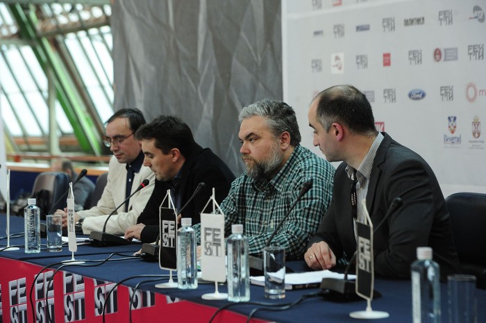beograd 03.03.2018. na danasnjoj konferenciji za novinare dodeljene fipresci nagrade. nagrade su dobili dejan zecevic i ivan mogorovic. foto dusan milenkovic