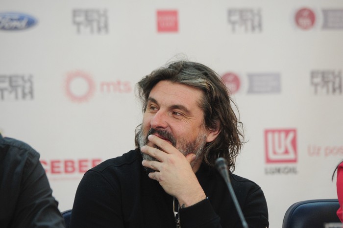 beograd 26.02.2018. FILM: BANDITI U POTRAZI ZA MAMOM, Kosta Ristić, reditelj, Mina Stojadinović, producent, Višnja Nikitin, izvršni producent. foto dusan milenkovic