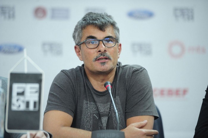 beograd 02.03.2018. ekipa filma The place (Paolo Genovese, Vittoria Puccini, Fabrizzio Lucci) odrzala je koferenciju za novinate povodom projekcije na 46. fest-u. foto dusan milenkovic