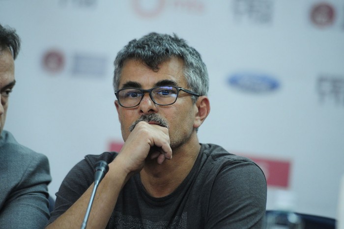 beograd 02.03.2018. ekipa filma The place (Paolo Genovese, Vittoria Puccini, Fabrizzio Lucci) odrzala je koferenciju za novinate povodom projekcije na 46. fest-u. foto dusan milenkovic
