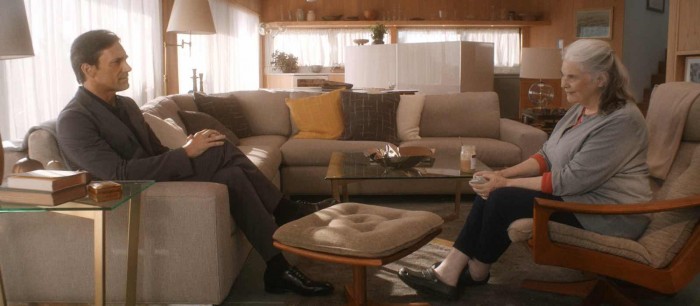 Jon Hamm and Lois Smith appear in Marjorie Prime by Michael Almereyda, an official selection of the Premieres program at the 2017 Sundance Film Festival. Courtesy of Sundance Institute | photo by ...